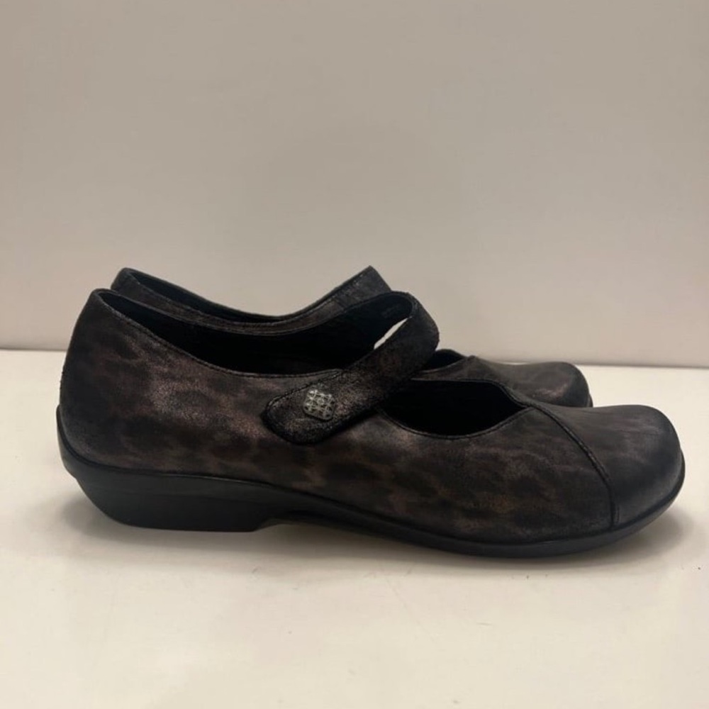 Dansko Opal Metallic Leopard Mary Jane Women's Size 41 10.5 Slip On